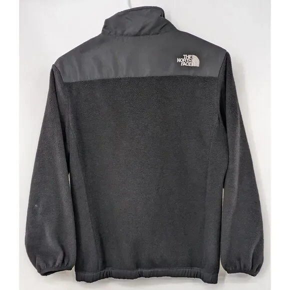 The‎ North Face Girls Medium Black Polartec Fleece Full Zip Jacket Zip Pockets - Picture 10 of 11